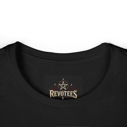 Revotees Skull Tee — Women's Gothic Americana Graphic T‑Shirt