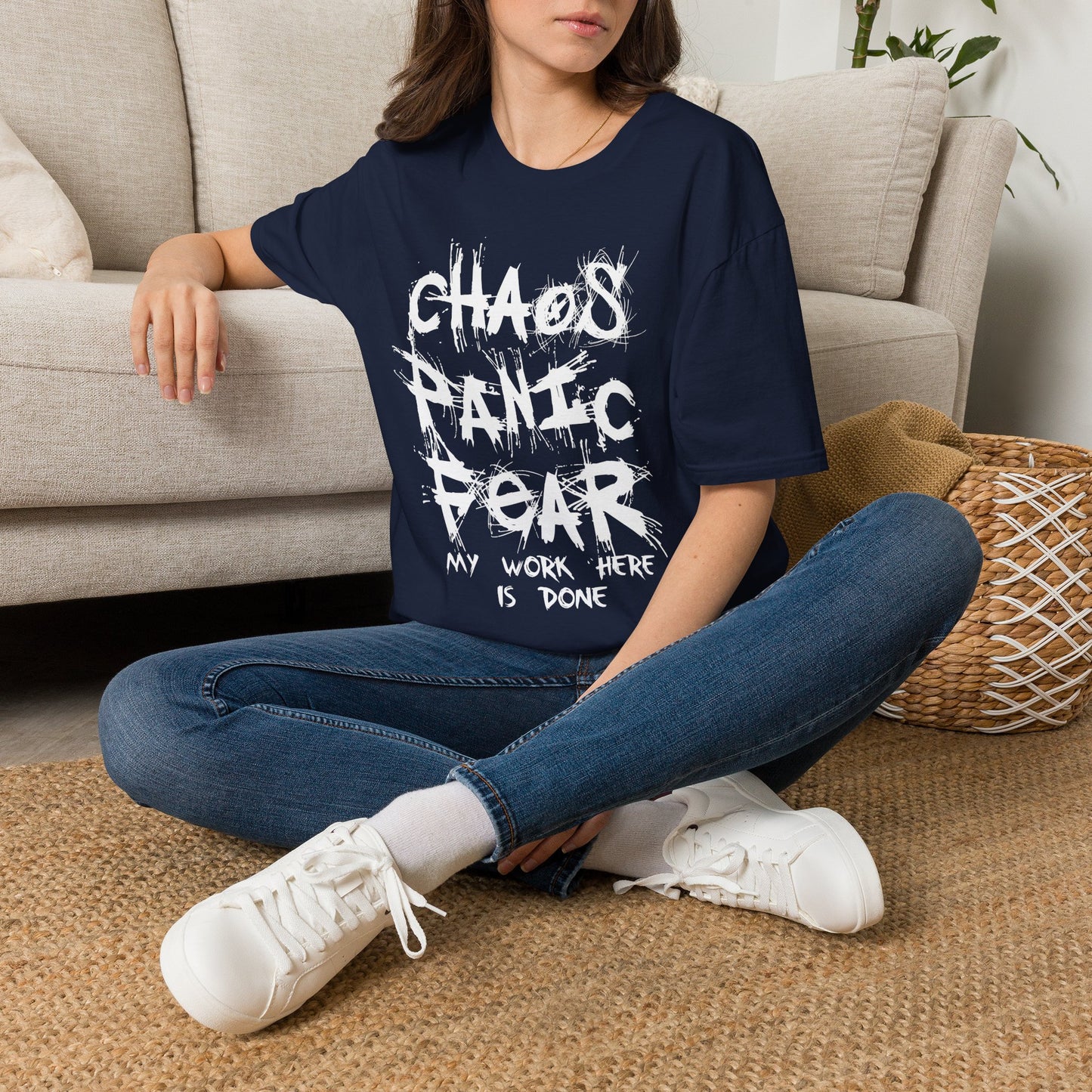 Chaos Panic Fear - Unisex Softstyle T-Shirt