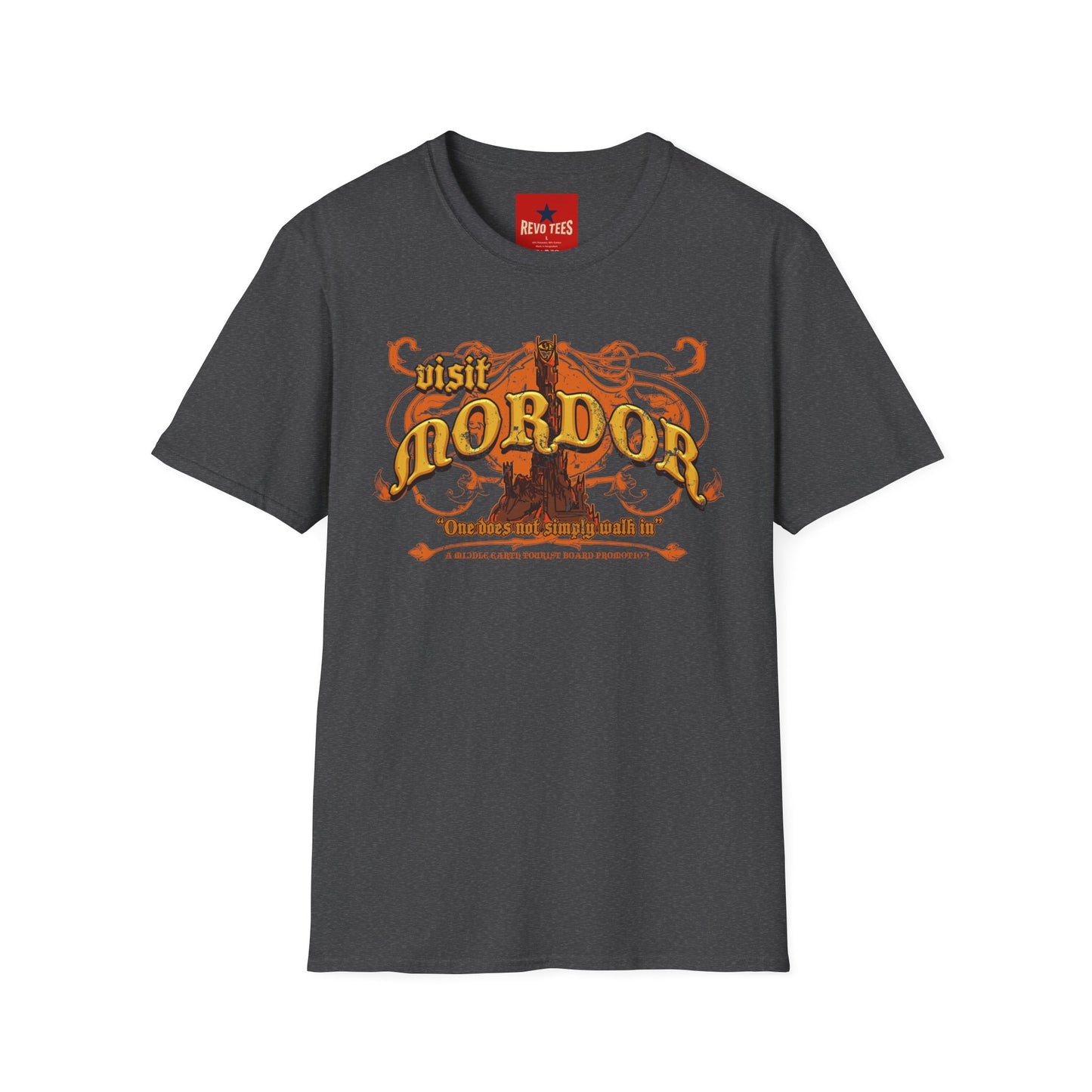 Visit Mordor T‑Shirt — 'One Does Not Simply Walk In' Vintage Fantasy Tee
