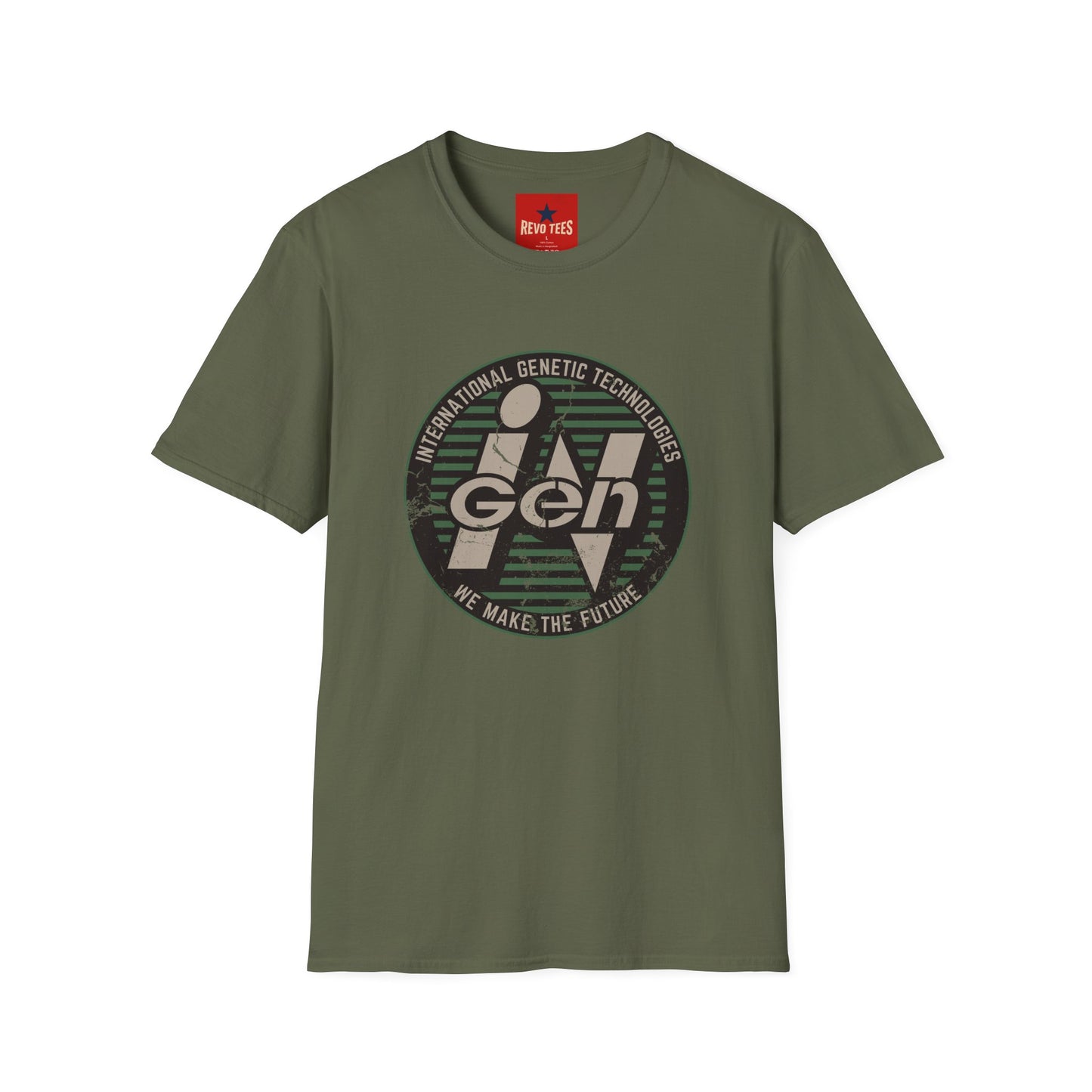 Gen Logo T-Shirt — Vintage 'International Genetic Technologies' Graphic Tee