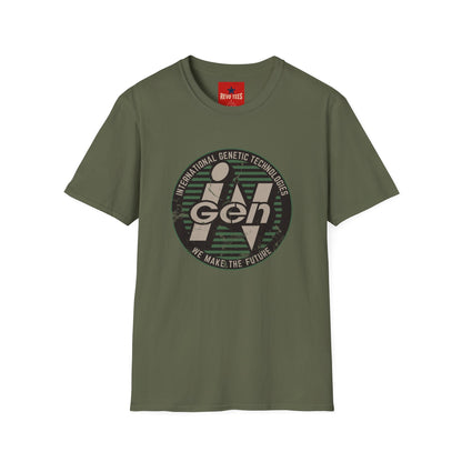 Gen Logo T-Shirt — Vintage 'International Genetic Technologies' Graphic Tee