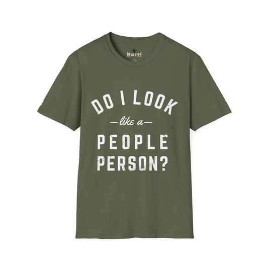 Revotees Do I Look Like a People Person Unisex Softstyle T-Shirt