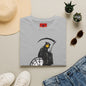 Banksy T‑Shirt — Grim Reaper Clock Graphic Tee (Smiley Mask)