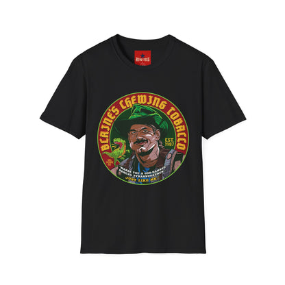 Vintage Cigarette Tobacco Graphic T-Shirt — Retro Smoker Logo Tee