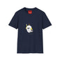 Ghost with Crown T‑Shirt — Cute Retro Cartoon Halloween Tee