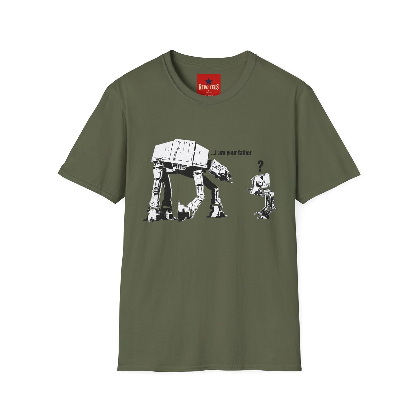 Banksy T‑Shirt — 'I am your father' Star Wars AT-AT Funny Graphic Tee