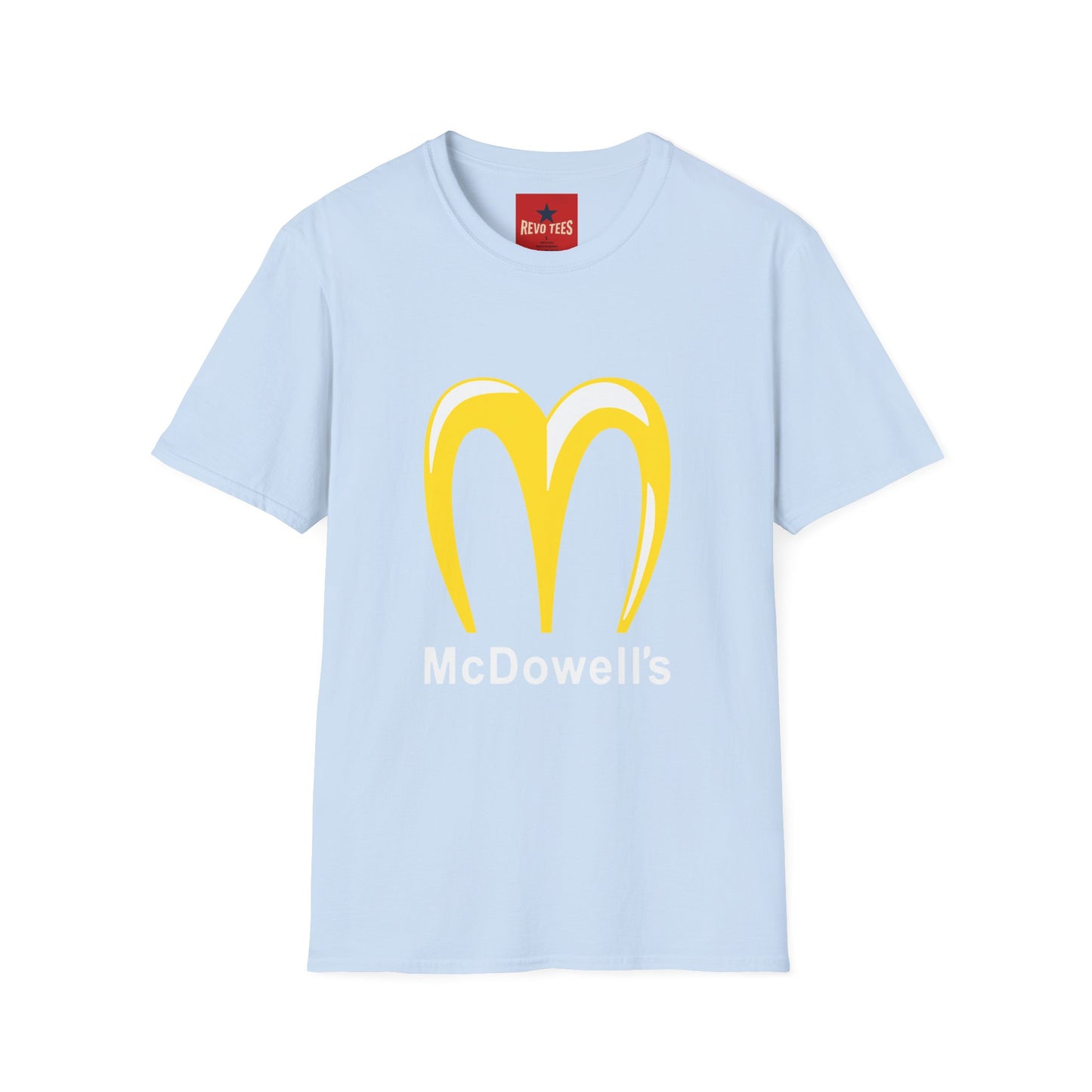 Funny McDowell's Parody T-Shirt — Retro Fast Food Logo Tee