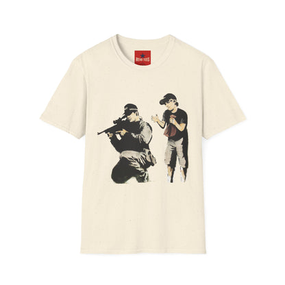 Banksy Sniper Graphic T-Shirt