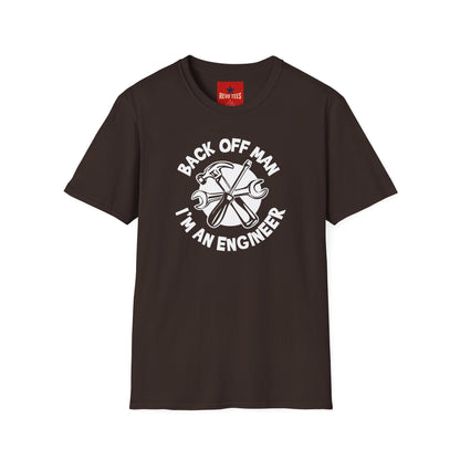 Engineer T-Shirt — "Back Off Man I'm An Engineer" Mechanical Tools Tee