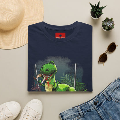 T-Rex Graphic T-Shirt – Cute Green Dinosaur Design