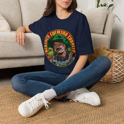 Vintage Cigarette Tobacco Graphic T-Shirt — Retro Smoker Logo Tee