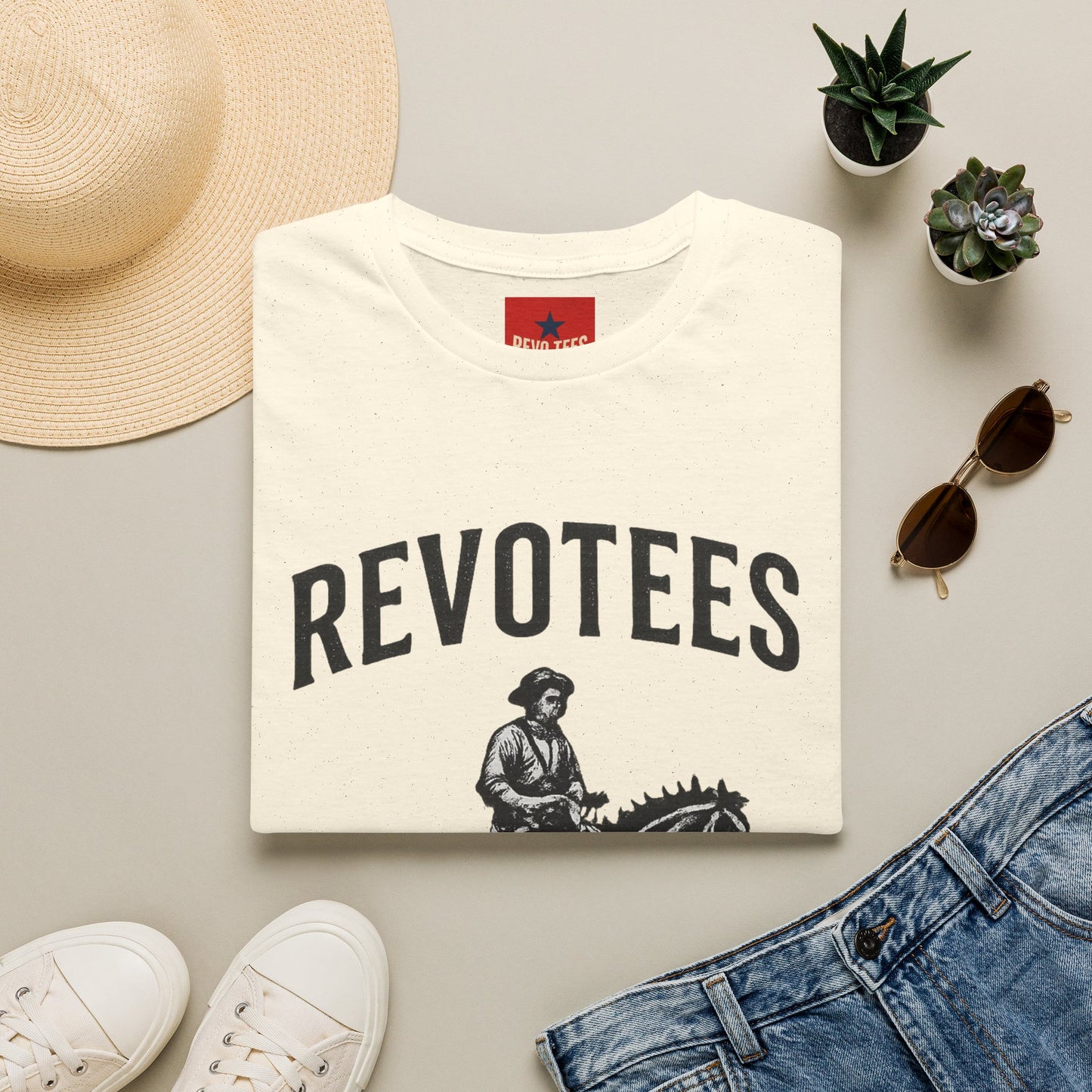 Revotees Vintage Western T-Shirt — Cowboy Horse Graphic Tee