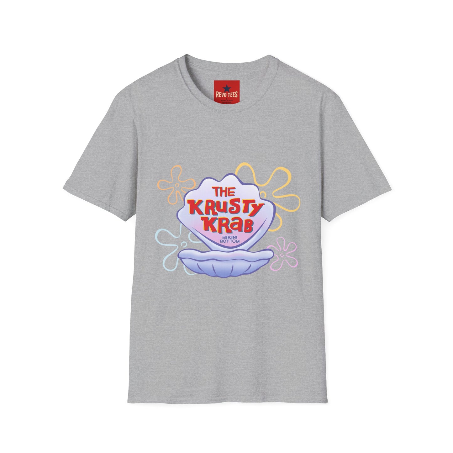 Krusty Krab Logo T-Shirt — Retro Cartoon Seafood Shop Tee