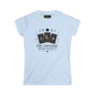 Women's Tee — 'The Universe Advised Against It' Tarot Moon Phase Graphic