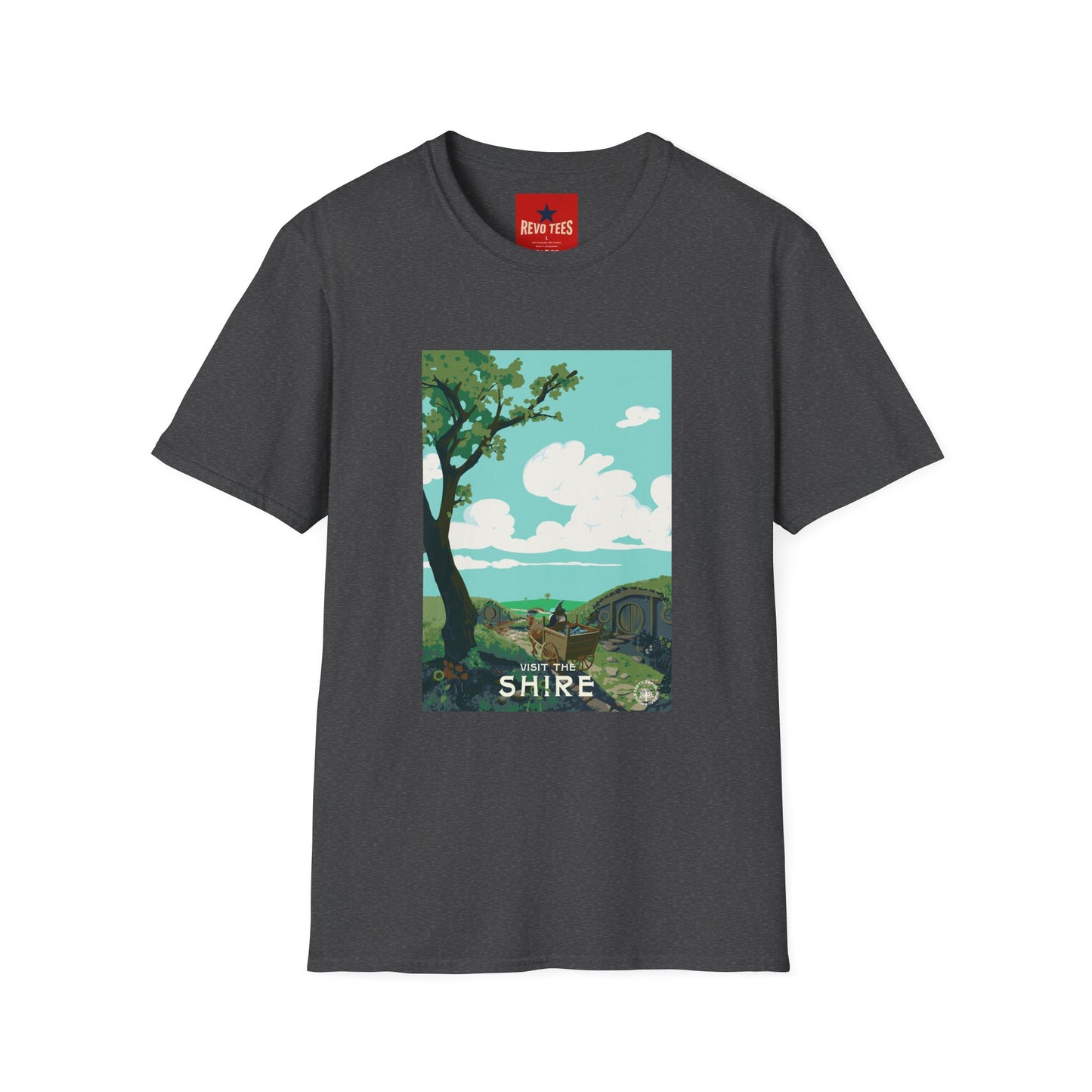 Lord of the Rings - The Shires Unisex Softstyle T-Shirt