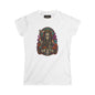Day of the Dead "Death" Skull Tee — Women's Gothic Floral Graphic Shirt