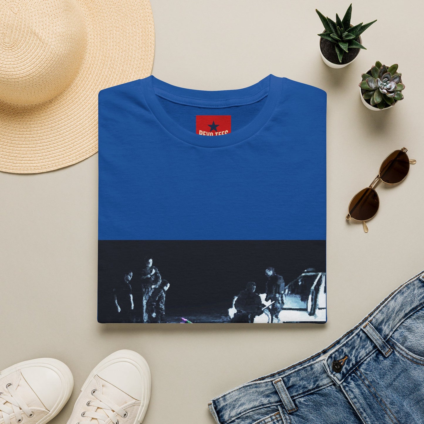 Banksy T-Shirt — Moody Night Street Scene Graphic Tee (12/05/01)