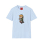 Link-Inspired Gamer Tee — Cute Chibi Hero Playing Handheld Console