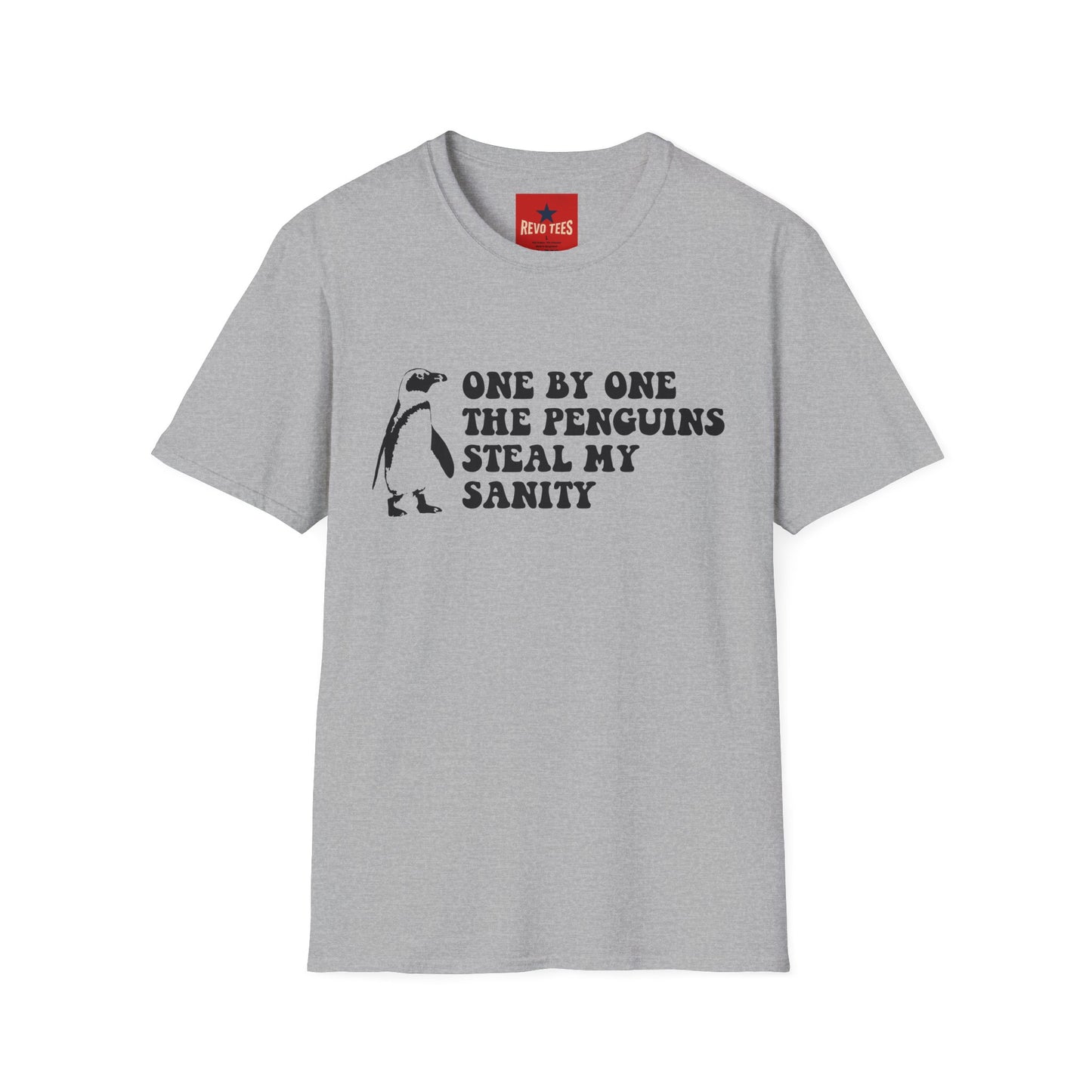 Penguins Steal My Sanity - Unisex Softstyle T-Shirt