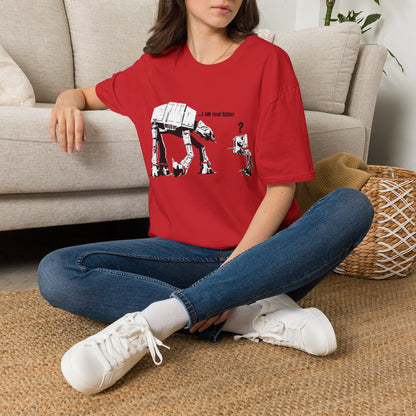 Banksy T‑Shirt — 'I am your father' Star Wars AT-AT Funny Graphic Tee