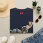 Banksy Pin-Up Cowgirl T-Shirt — Retro Pinup Girl Riding Soda Can Vintage Tee