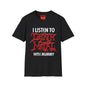 I Listen to Death Metal T-Shirt — Funny Goth / Metal Music Tee