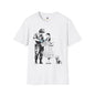Revotees Banksy Police Officer and Girl Stencil Art Banksy Style T-Shirt - alternate view 2