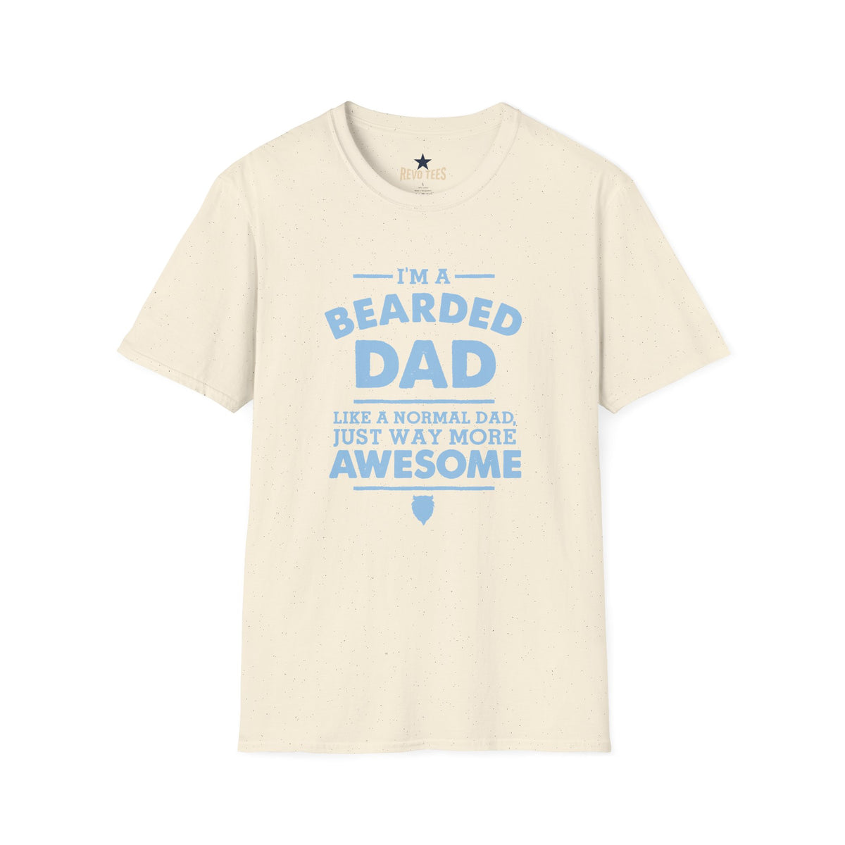 Revotees Bearded Dad Im a Bearded Dad Funny Fathers Day T-Shirt - alternate view 6