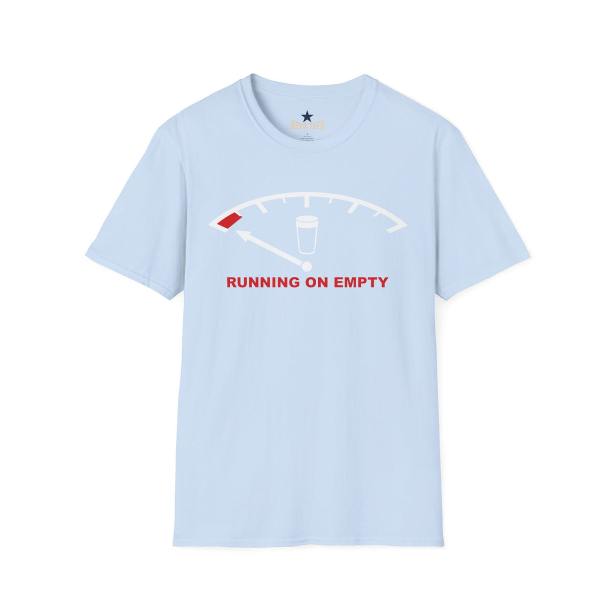 Revotees Running on Empty Unisex Softstyle T-Shirt - alternate view 6