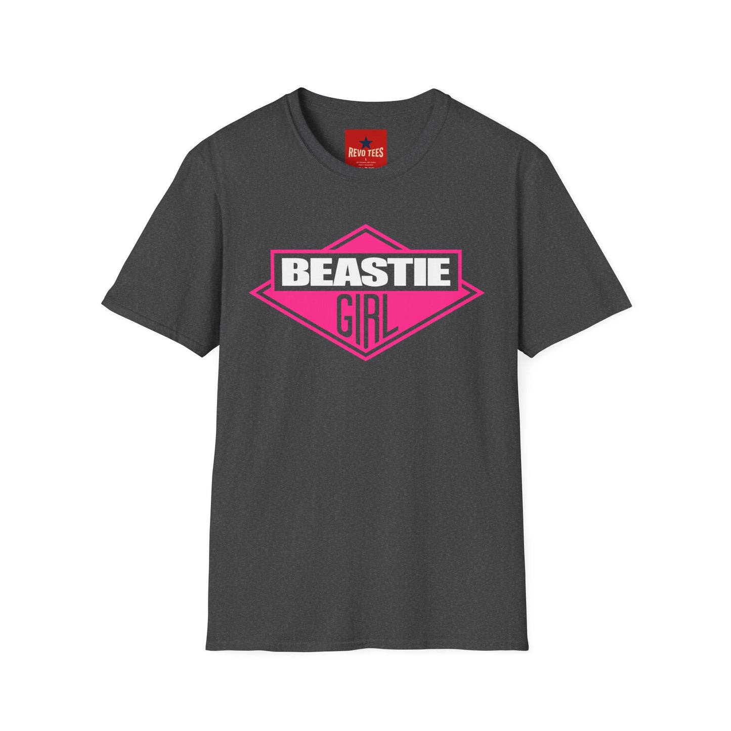 Beastie Girl T-Shirt — Retro Pink Diamond Graphic Tee