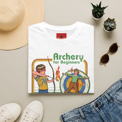 Archery for Beginners T-Shirt — Retro Kids' Archery Practice Graphic Tee