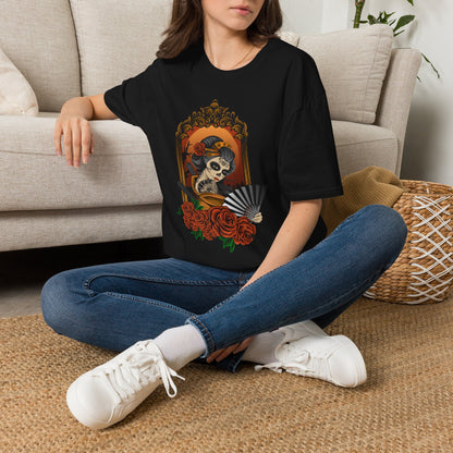 Day of the Dead Sugar Skull Tee — Vintage Floral Calavera T-Shirt