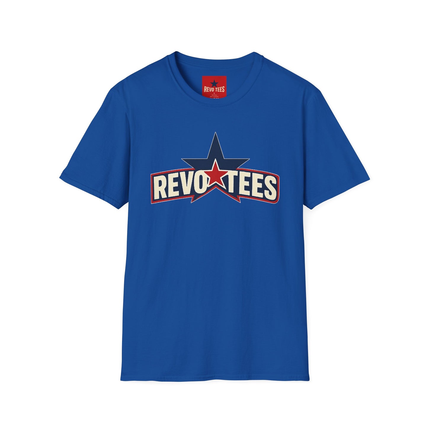 RevoTees Star Logo T-Shirt — Retro Patriotic Graphic Tee