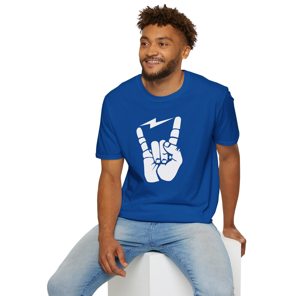Revotees Electric Horns Unisex Softstyle T-Shirt - alternate view 12