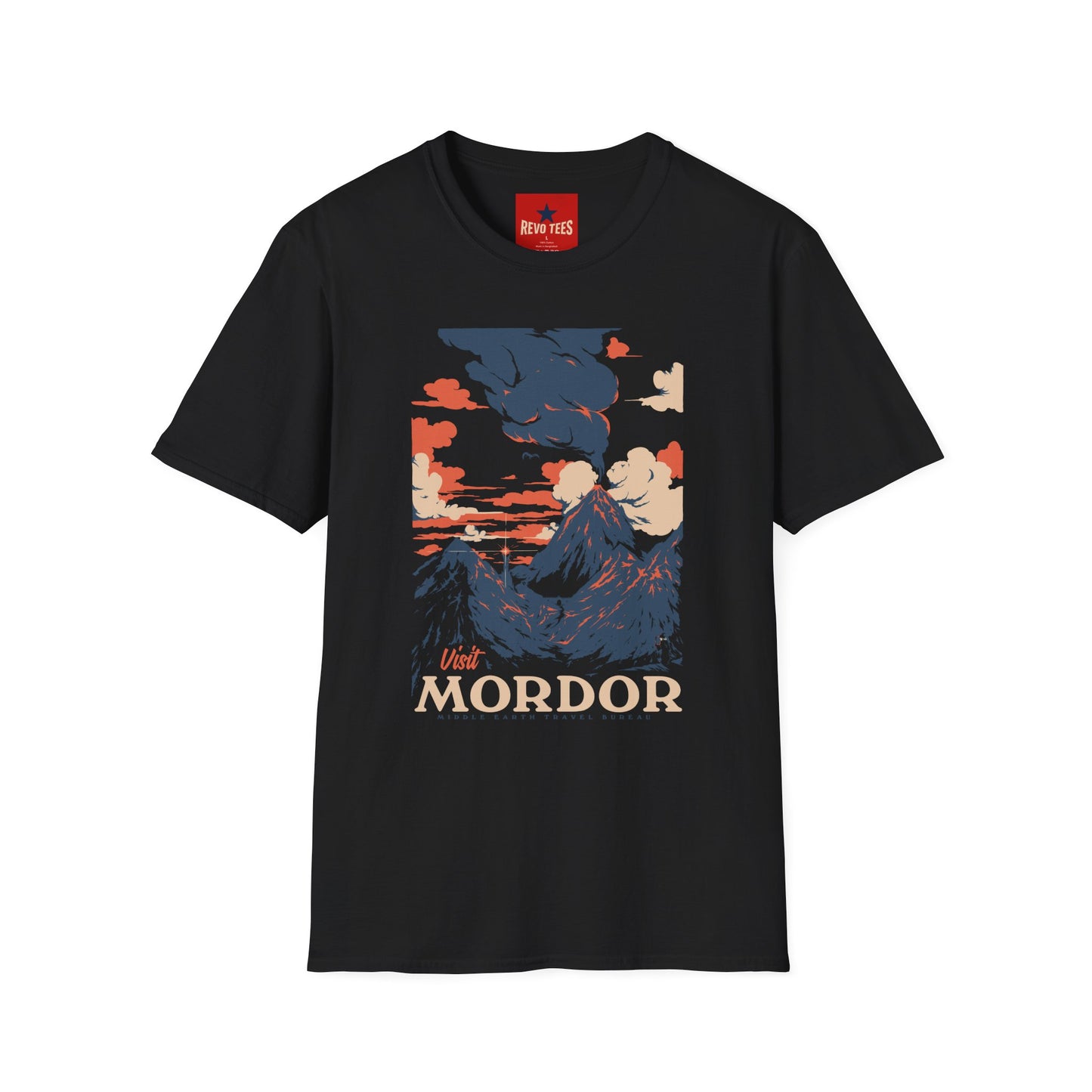 T-Shirt — Visit Mordor Vintage Travel Graphic Tee