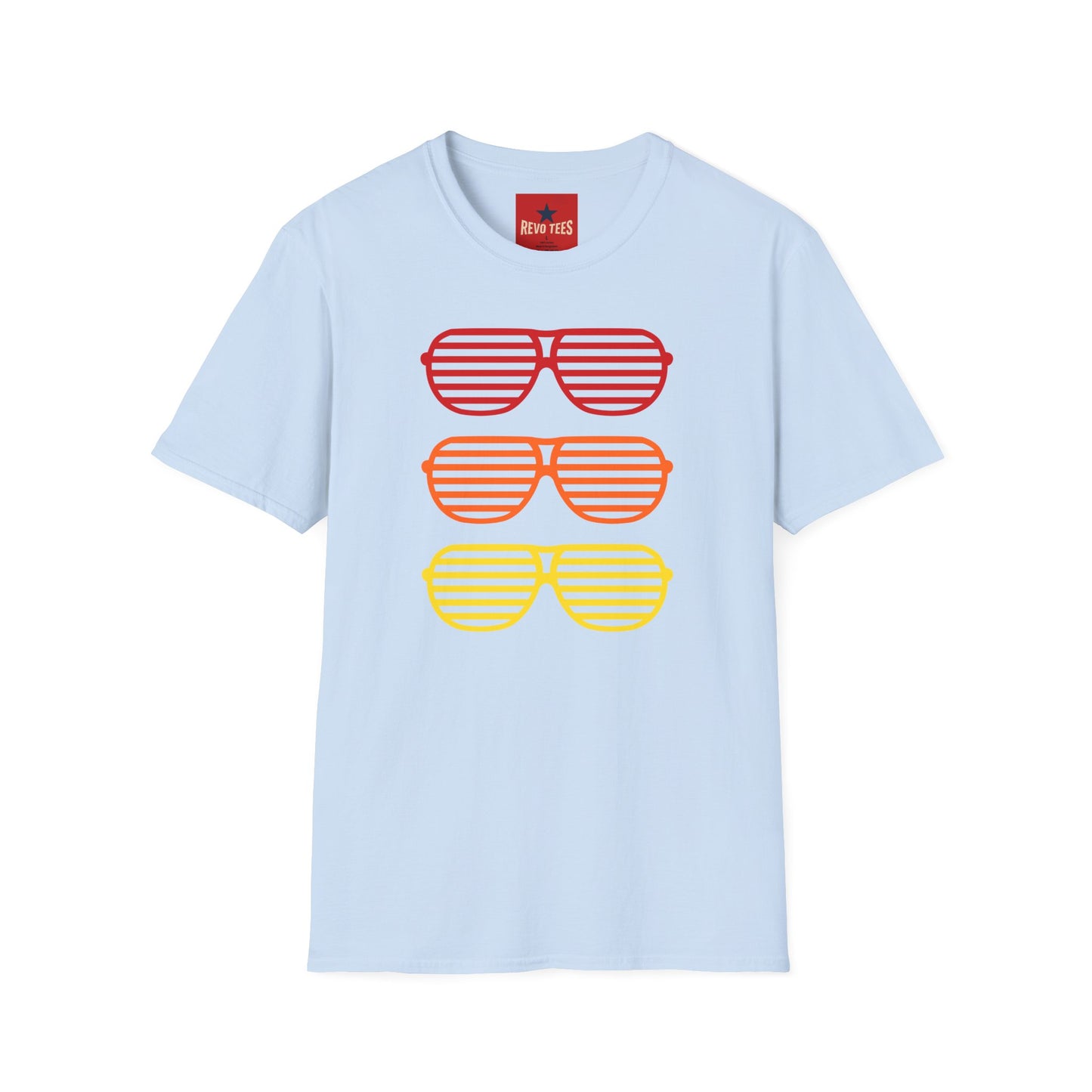 T-Shirt — Retro Shutter Shades Gradient Graphic