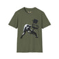 Revotees Banksy Black Cat Tossing Office Chair Graphic T-Shirt - alternate view 4