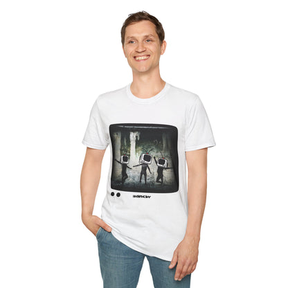 Banksy TV Head Graphic T-Shirt