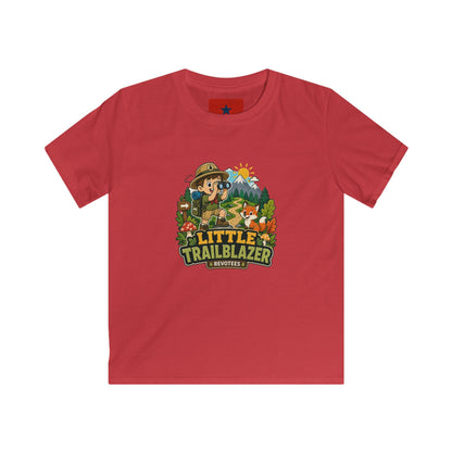 Little Trailblazer Kids Tee – Adventure Camping Graphic Shirt