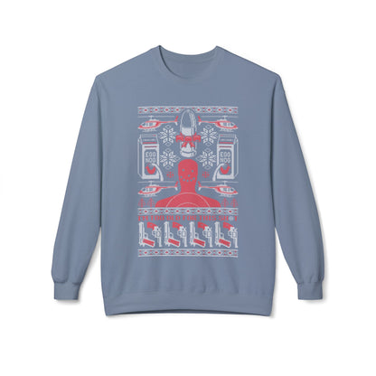 Lethal Knitting - Too Old For This Sh!t Christmas Ugly Sweater