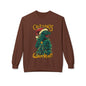 Christmas Godzilla - "Cold Hands Warm Heart" Holiday Crewneck Sweatshirt