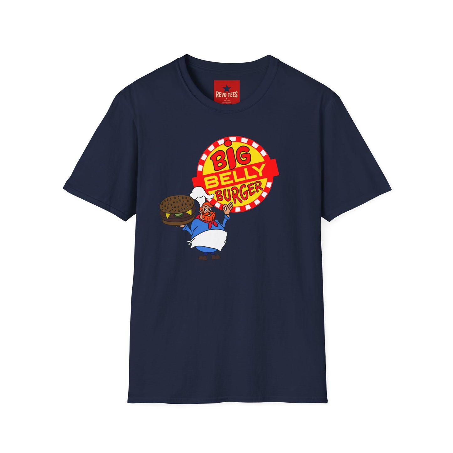 Big Belly Burger T-Shirt — Retro Fast Food Graphic Tee