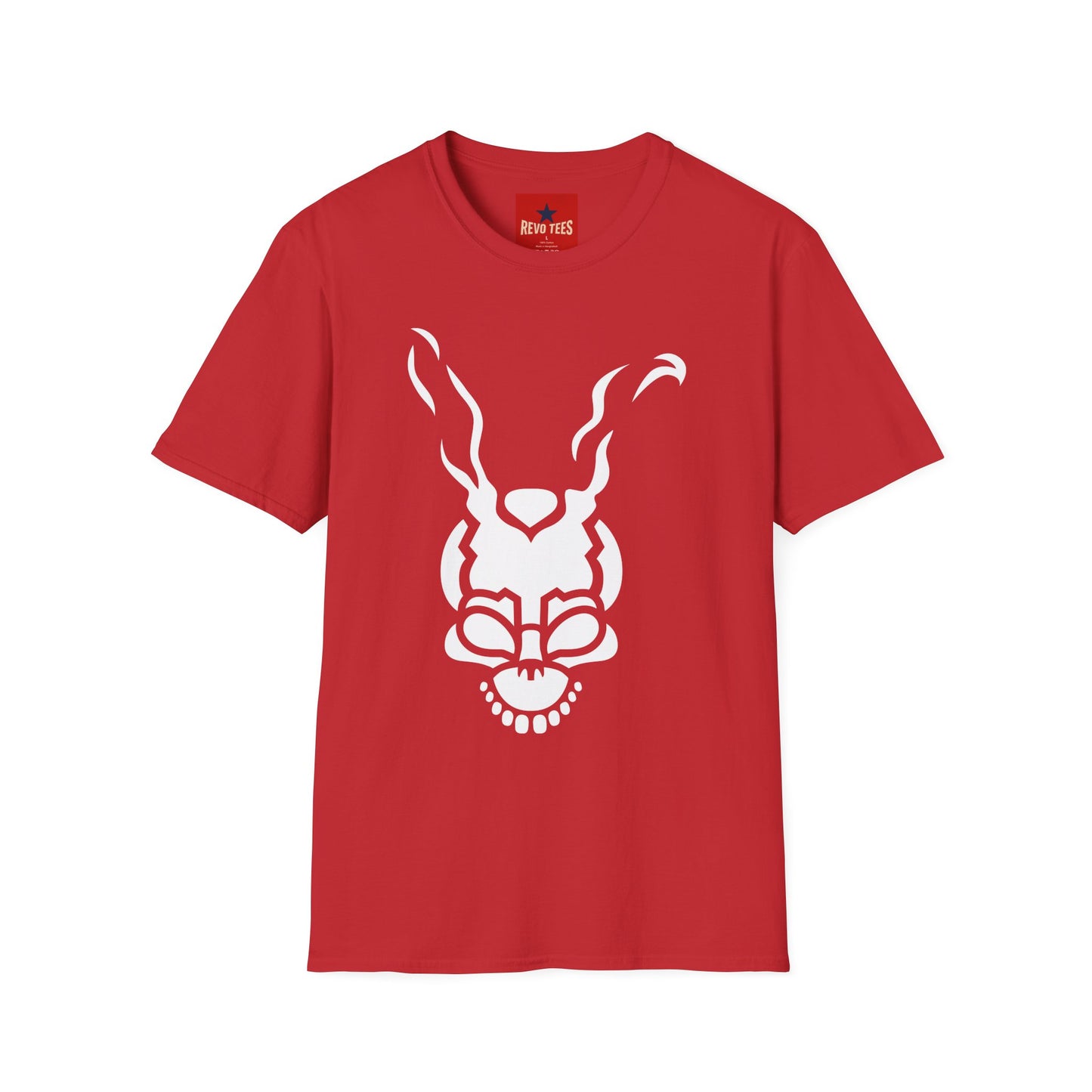 Frank Rabbit Skull T-Shirt — Surreal Horror Bunny Graphic Tee
