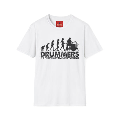 Evolution of Drummers - Unisex Softstyle T-Shirt