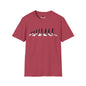 Revotees Evolution of Abby Road the Beatles Unisex Softstyle T-Shirt - alternate view 14