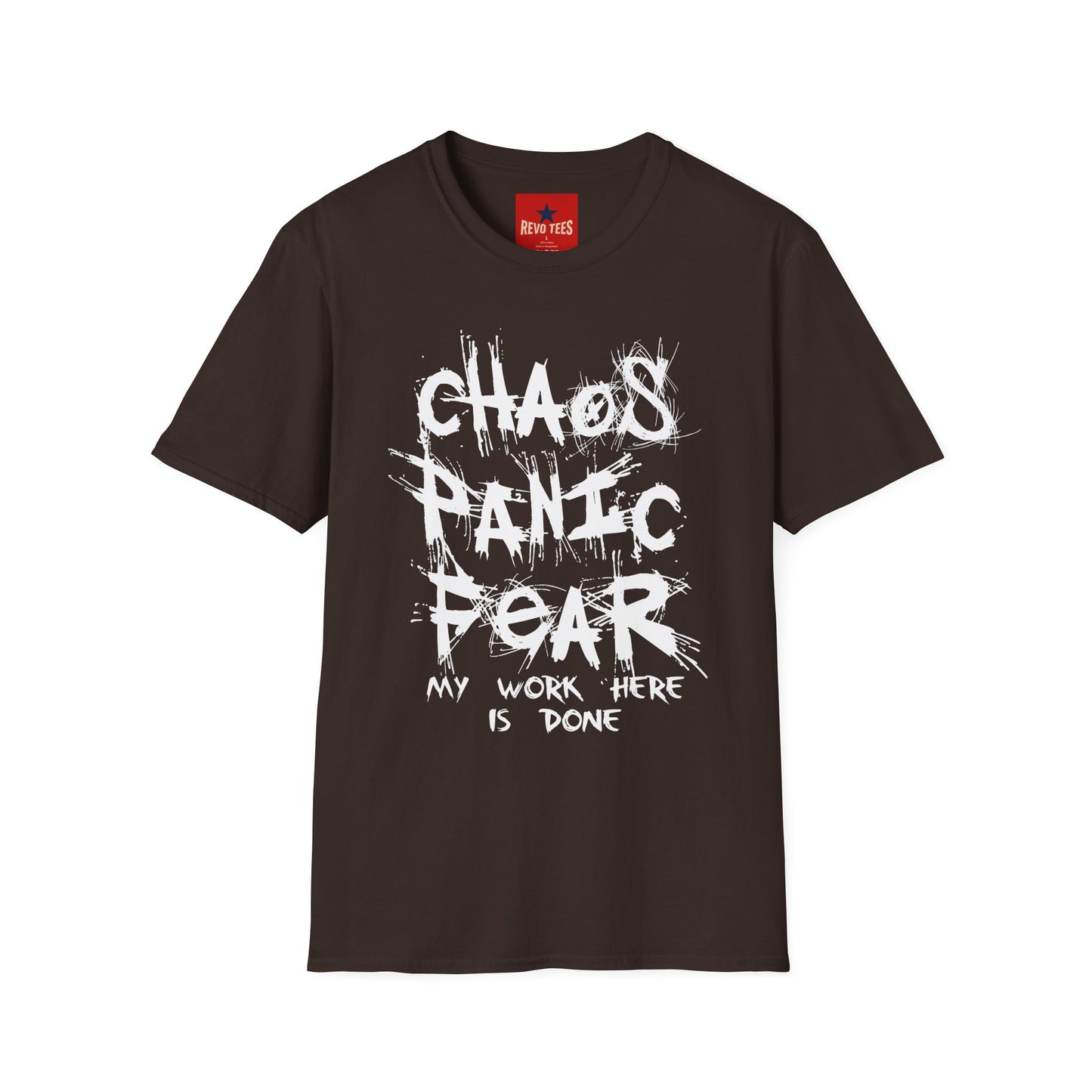 Chaos Panic Fear - Unisex Softstyle T-Shirt