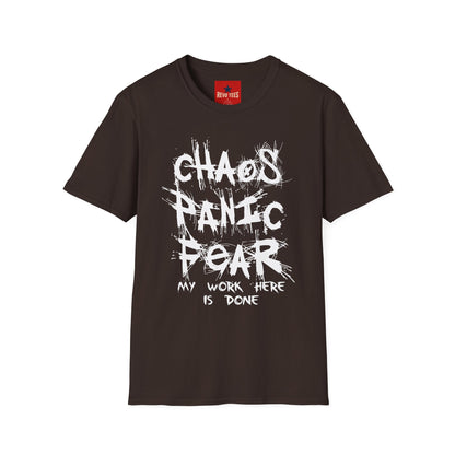 Chaos Panic Fear - Unisex Softstyle T-Shirt