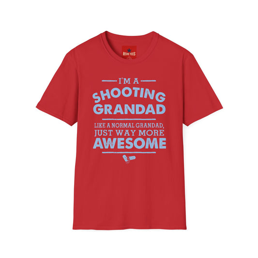 Shooting Grandad T‑Shirt — “I’m a Shooting Grandad” Funny Grandpa Gift