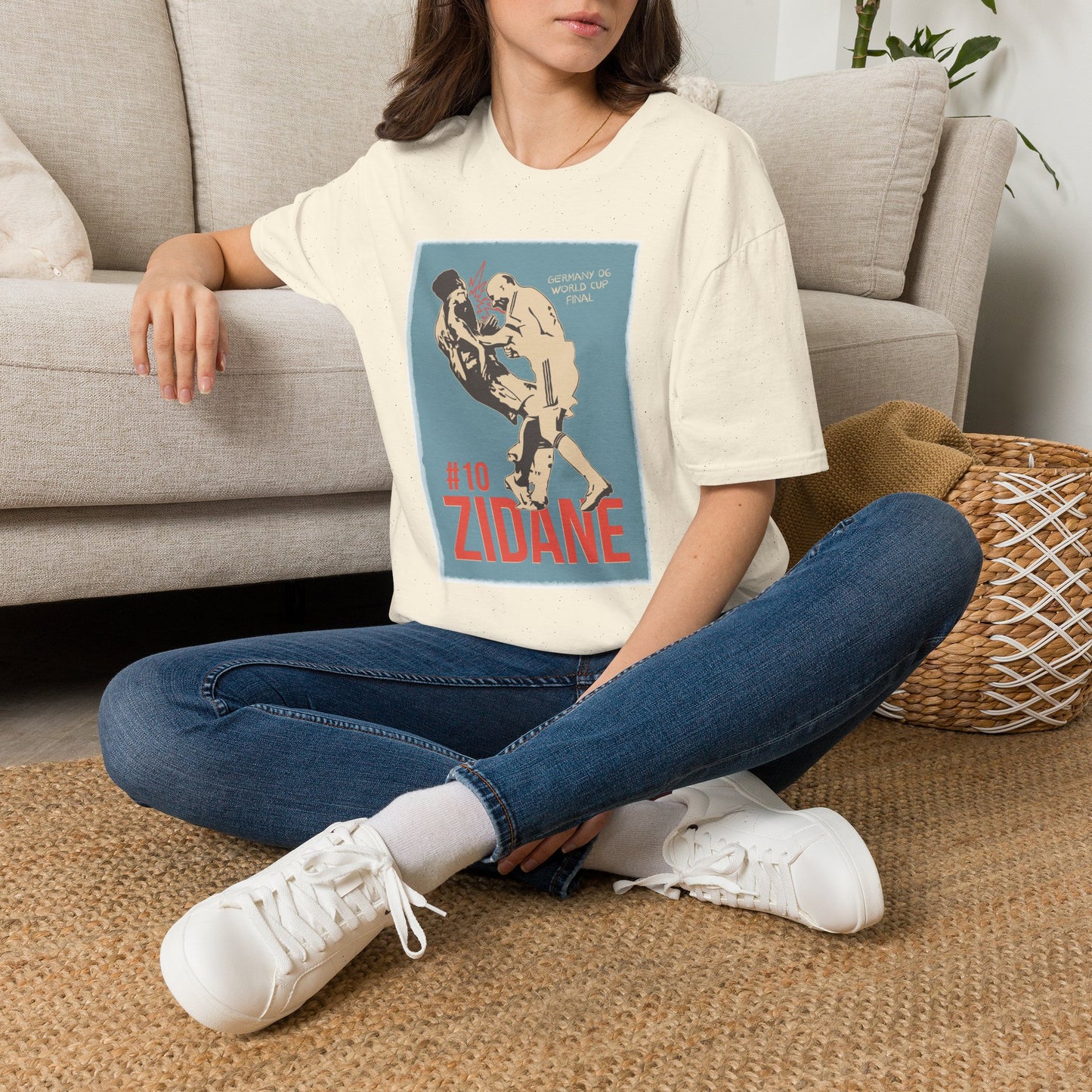 World Cup 2026 - France Headbutt Soccer T-Shirt — 2006 World Cup Retro Football Tee