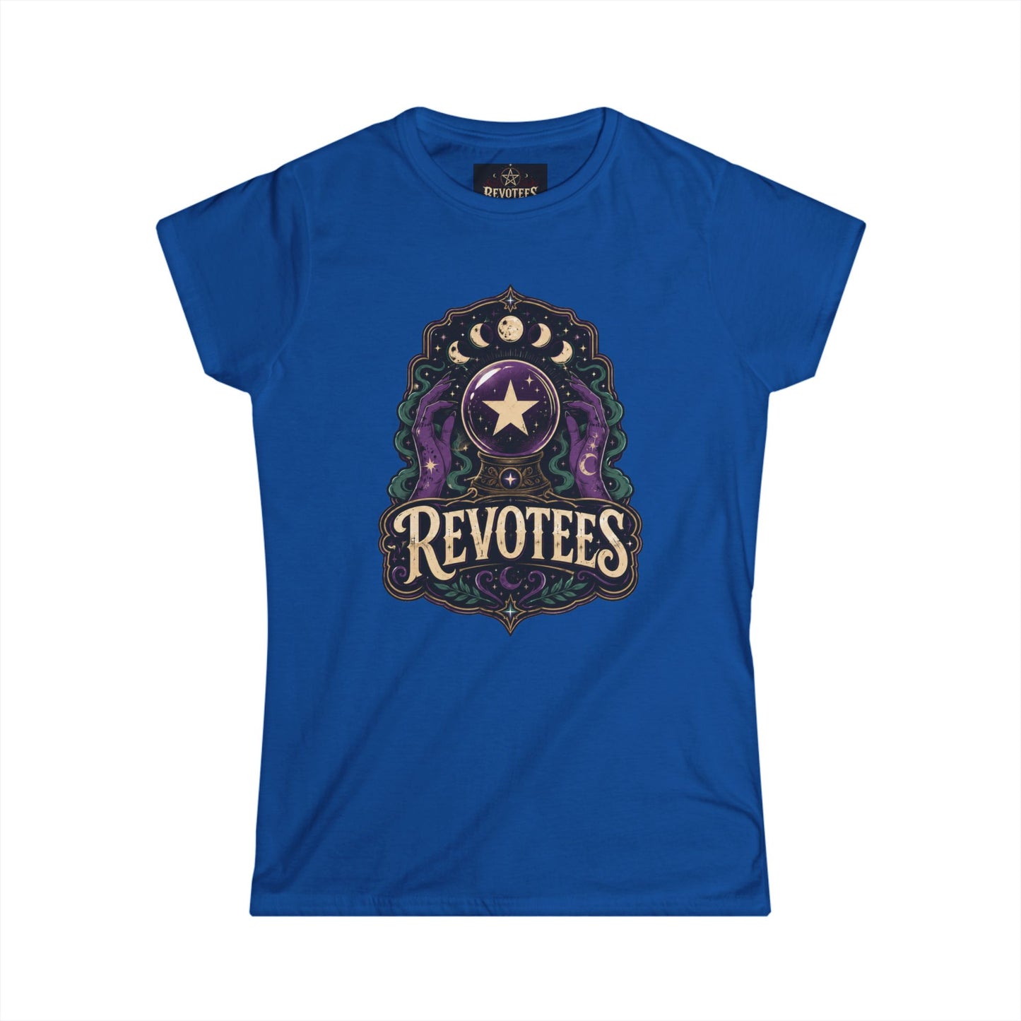Revotees Mystic Star Women's Tee — Celestial Astrology Graphic Shirt